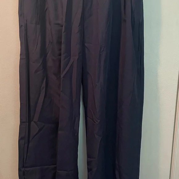 ALO Yoga Women's Suit Up Wide Leg Pants in Navy - Picture 4 of 7